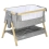 Tutti Bambini CoZee Mini Me Play Crib - Walnut/Blush