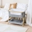 Tutti Bambini CoZee Mini Me Play Crib - Walnut/Blush