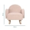 Tutti Bambini Micah Mini Me Children's Rocking Chair - Boucle Blush