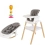 Tutti Bambini 2in1 Nova Highchair/Rocker Bundle - Oak/White + FREE Suction Toy Worth £14.99!