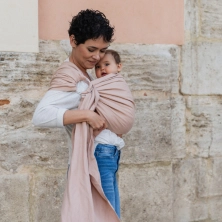 Boba Ring Sling Baby Carrier - Peony Pink