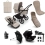 Bugaboo Fox 5 (Turtle Air) Ultimate Pushchair Bundle - Black/Desert Taupe