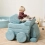 Tutti Bambini Playrama Montessori Kids Play Sofa - Sea Mist