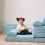 Tutti Bambini Playrama Montessori Kids Play Sofa - Sea Mist