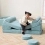 Tutti Bambini Playrama Montessori Kids Play Sofa - Sea Mist