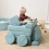 Tutti Bambini Playrama Montessori Kids Play Sofa - Sea Mist