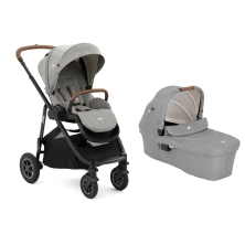 Joie Versatrax & Ramble XL 2in1 Pram System Bundle - Pebble