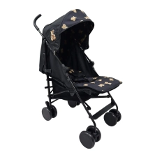 Roma Star Umbrella Fold Buggy - Teddy Black