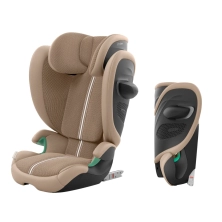 Cybex Solution G2 I-FIX Plus Foldable Child Car Seat - Almond Beige