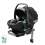 miniuno Ventoura Travel System with Lie Flat i-Size Carseat & Isofix Base - Anthracite