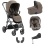 Babystyle Oyster Gravity+ 5 Piece Travel System with Capsule Car Seat - Stone