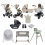 My Babiie MB500i Dani Dyer 11 Piece Everything You Need Travel System Bundle - Stone (MB500iDDST)