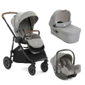 Joie Versatrax 3in1 Travel System Bundle - Pebble