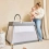 Ickle Bubba Scout 3in1 Travel Crib, Cot and Playpen - Ash Grey