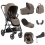 Babystyle Oyster Gravity+ 9 Piece Travel System with Capsule Car Seat - Mink