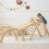 Tutti Bambini Scala Montessori 3-in-1 Pikler Climbing Frame with Climbing Wall - Natural