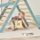 Tutti Bambini Scala Montessori 3in1 Pikler Climbing Frame with Climbing Wall - Natural