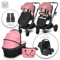 Lorelli Glory 3in1 Travel System Bundle - Pink