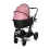 Lorelli Glory 3in1 Travel System Bundle - Pink