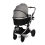 Lorelli Glory 3in1 Travel System Bundle - Oplane Grey