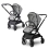 Lorelli Reya 3in1 Travel System Bundle - Grey