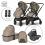 Lorelli Reya 3in1 Travel System Bundle - Brown