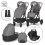 Lorelli Aria 3in1 Travel System Bundle - Grey