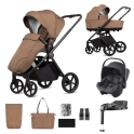 Venicci Claro 10 Piece Britax Baby Safe Core i-Size Travel Bundle - Caramel