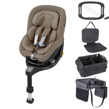 Maxi Cosi Mica 360 PRO 5 Piece Car Seat Bundle - Authentic Truffle