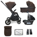 My Babiie MB450 3in1 Travel System - Chocolate (MB450CCH-BNDL-CS)