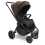 My Babiie 450i 3in1 Travel System with Isofix Base - Chocolate