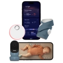 Owlet Dream Sock Baby Monitor & Cam 2 Duo - Bedtime Blue