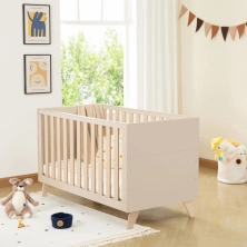 Babymore Dante Cot Bed - Cashmere