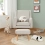 Babymore Ida Nursing Chair with Stool - Cashmere