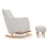 Babymore Ida Nursing Chair with Stool - Cashmere