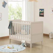 Babymore Caro Urban Mini Cot Bed - White