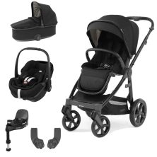 BabyStyle Oyster 3 Essential 5pc Bundle with Maxi Cosi Pebble 360 Pro2 Car Seat & Base - Pixel/Black