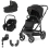 BabyStyle Oyster 3 Essential 5pc Bundle with Maxi Cosi Pebble 360 Pro Car Seat & Base - Pixel/Black