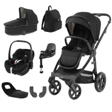 BabyStyle Oyster 3 Luxury 7pc Bundle with Maxi Cosi Pebble 360 Pro2 Car Seat & Base - Pixel/Black