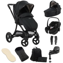 egg® 3 Stroller Luxury 8 Piece Bundle with Maxi Cosi Pebble 360 Pro2 Car Seat - Houndstooth Black