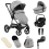 egg® 3 Stroller Luxury 8 Piece Bundle with Maxi Cosi Pebble 360 Pro Car Seat - Glacier