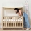 Tutti Bambini Casa 3 in 1 Mini House Cot Bed (120 x 60cm) - Harvest Oak