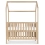 Tutti Bambini Casa 3 in 1 Mini House Cot Bed (120 x 60cm) - Harvest Oak