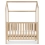 Tutti Bambini Casa 3 in 1 Mini House Cot Bed (120 x 60cm) - Harvest Oak