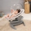 Lorelli Toscana Baby Swing Cradle - Frosty Green Stars