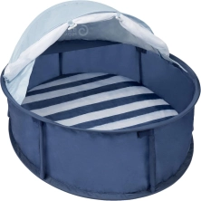 Babymoov Babyni Pop-Up UV Tent Playpen - Blue Stripe (2025)