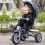 Lorelli Speedy Air Tricycle - Ivory & Black