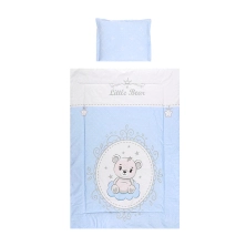 Lorelli Cosy Ranforce 3 Piece Bedding Set - Little Bear Blue