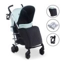 My Babiie MB51 PLUS Stroller - Quilted Aqua (MB51BFQA)