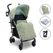 My Babiie MB51 PLUS Stroller - Quilted Sage (MB51BFSG)